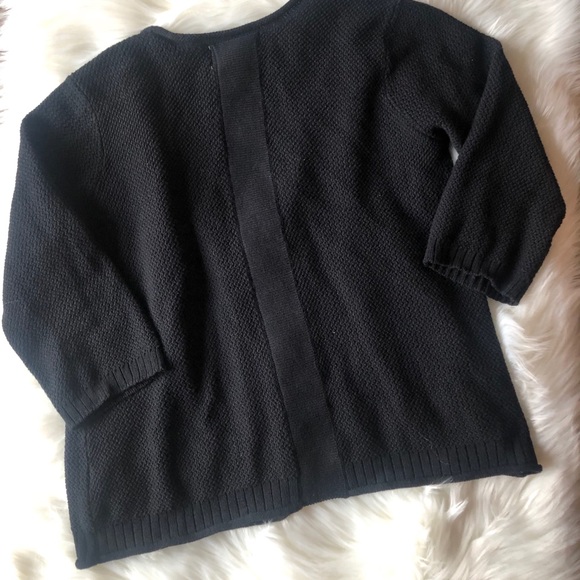 Habitat Black Open Cardigan Sweater Size XS - Picture 2 of 4